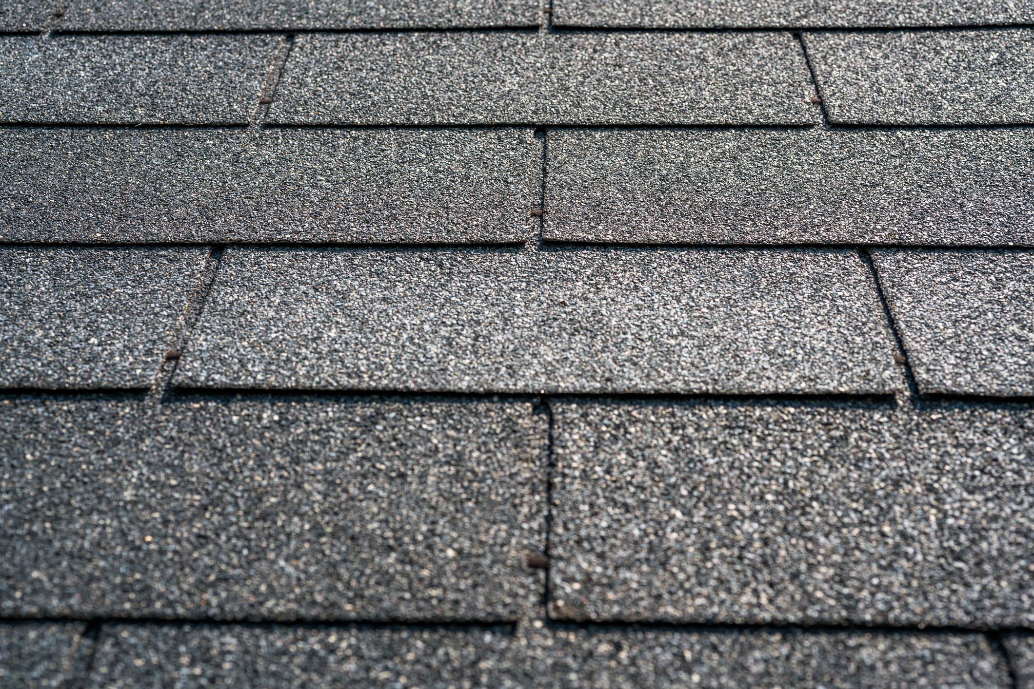 Shallow focus of the texture of roofing.